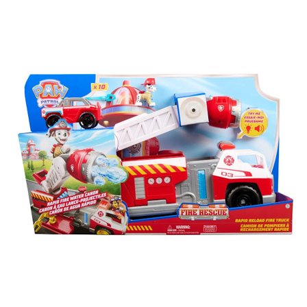 Paw Patrol Fire Rescue Rapid Reload Firetruck