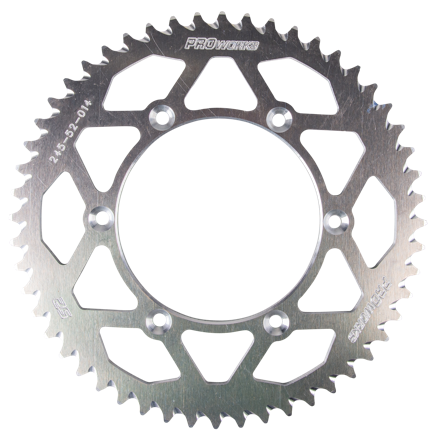 Zadní Rozeta Proworks Aluminium Stříbrná - Yamaha WR 400F 1998-2000