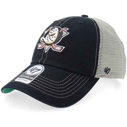 New Era - Anaheim Ducks Trawler 47 Clean Up Cap Black Trucker Trucker Black Cap - NHL @ Hatstore
