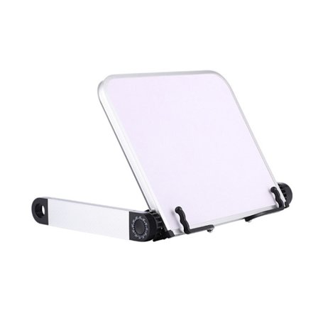 Organizer Cookbook PC -tukeen Pöytäkirjateline Kirjahyllyteline 360 ​​astetta säädettävä oppikirjatelineen tuki