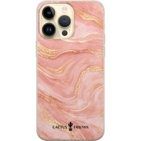 Kompatibelt Mobilskal till Apple Apple iPhone 14 Pro Max Cactus and Friends – RoseGoldFlow