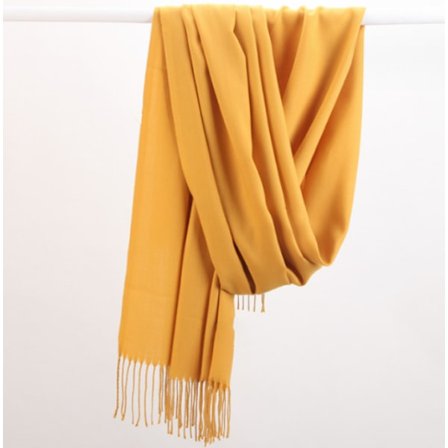 Nøytral ingefær kvinners skjerf, lett og mykt retro vinters