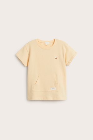 Newbie | T-skjorte med lomme | Gul