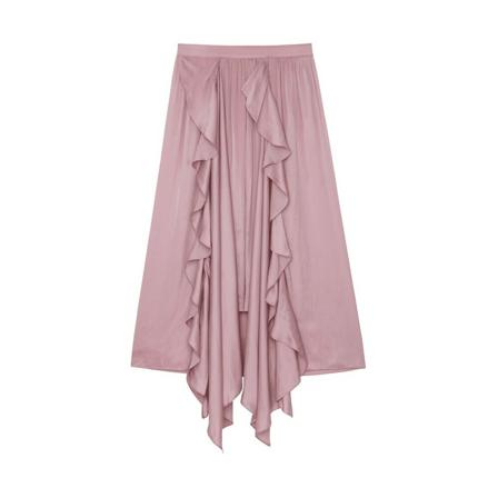 Zadig & Voltaire, Midi Skirts Różowy, Kobieta, Rozmiar: XS