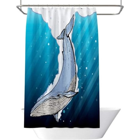 100X180cm Super Pitkä Vedenpitävä Läpikuultava Suihkuverho Eco-Fr