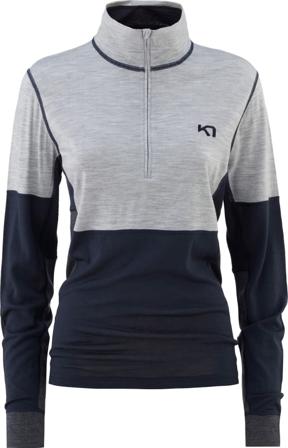 Kari Traa Women's Lam Half Zip Women base layer tops Blue XL