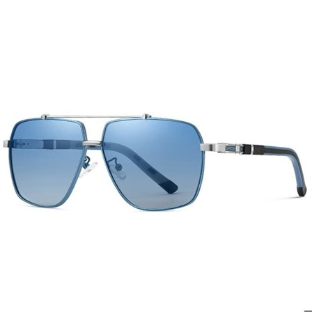 TD Tofarvede Polarisede Solbriller Metal UV400 Stor Oversize Ramme Mand Kvinde Rejser Cykling Mode Og Kørsel osv.