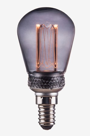 PR Home - FUTURE LED SMOKEY ljuskälla 45 mm E14 - Grå - Ljuskällor & glödlampor - Från Homeroom