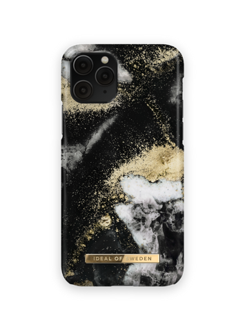 Unisex Hülle, iPhone 11 Pro Black Galaxy Marble Handyhülle
