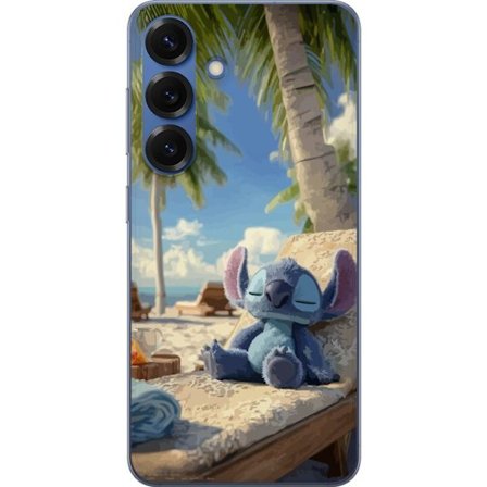 Kompatibelt Mobilskal till Samsung Samsung Galaxy S25+ Disney Stitch kramar sköldpadda tropisk strand