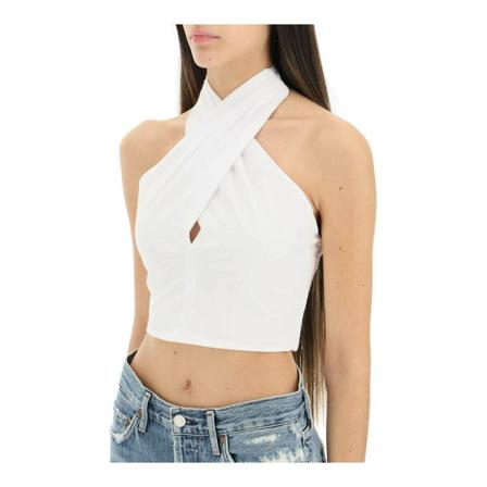 Staud kai poplin top , Wit , Dames , Maat: M