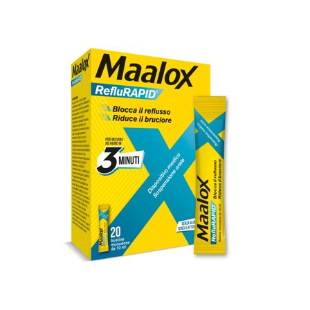 Maalox Reflurapid Blocca il Reflusso Neutralizza il Bruciore da