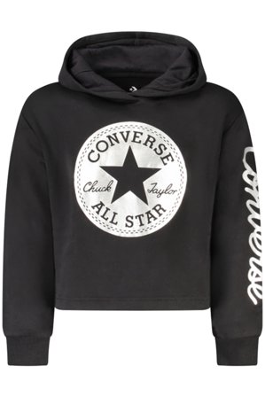 Converse Felpa Senza Zip Bambina Nero