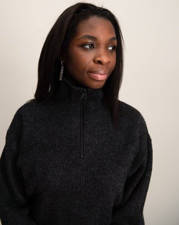 Grunt Suso Knit Gris Pulls Fille - Kids Brand Store