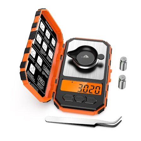 Digital vekt Elektronisk vekt 0,001G 50G-ORANSJE 0,001G