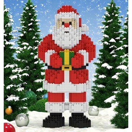 5000 st Jultomte 3D Avancerat Byggklossset