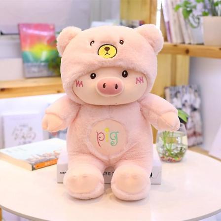 30-60cm Ihastava Sian Plush-lelu Luova Cosplay-kissa & karhu & koira Nuken Pehmeä Täytetty Eläinten Leikki Lapsille Vauvalle Kawaii Syntymäpäivälahja 