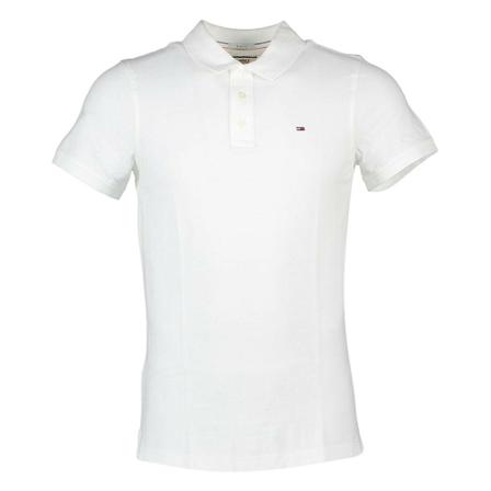 Tommy Jeans Polo Shirts Hvid, Herre