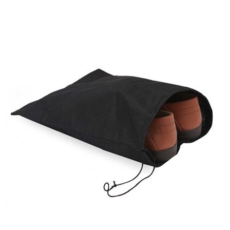 3-pack skooppbevaringspose for reisesko-veske lagring for sko svart