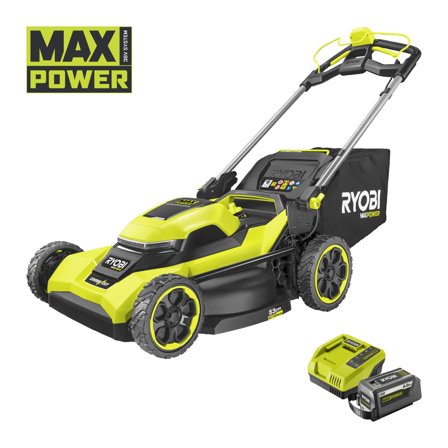 Ryobi RY36LMXSP53B-160 Gräsklippare med batteri och laddare, Trädgårdsmaskiner