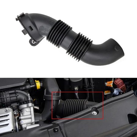 Bil Luftfilter Skal Indtagsrør Slange Luftindtagsslange Gasrør Til Peugeot 207 301 2008 Til Citroen C3-XR C-ELysee 9674987780