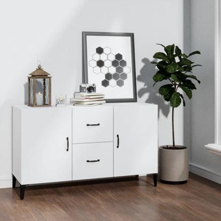 Vidaxl Skänk Vit 100x36x60 Cm Konstruerat Trä Vit