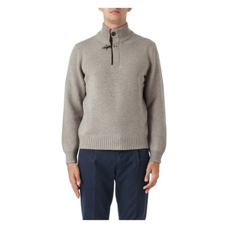 Fay, Knitwear Szary, Mężczyzna, Rozmiar: M