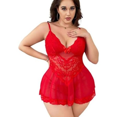 2025 Senaste Modell Spets Chemise Nattlinnen Sexiga Underkläder för Kvinnor Plus Size Bröllop Sexiga Sovkläder för Brudar - Nattlinne i Mesh för 