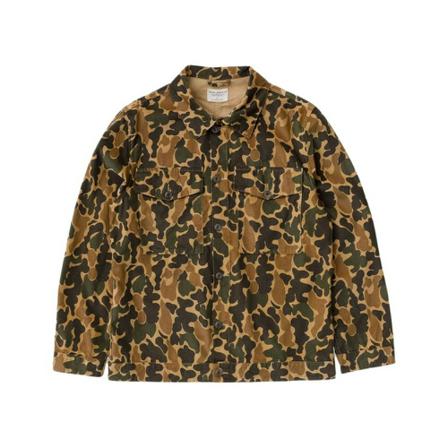 Nudie Jeans Colin Camoflage Denim Jakke Brun, Herre