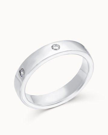 Alliancering Holly 950 Platin - Forlovelsesringe & Vielsesringe hos Vanbruun