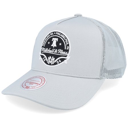 Mitchell & Ness - Grey trucker Czapka Z Daszkiem - Nostalgia Grey Trucker @ Hatstore