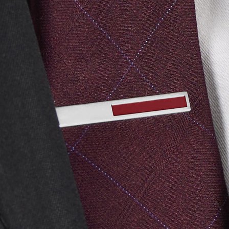 Bart Geo Remix Dasschuif voor mannen - Dasspelden voor smalle stropdas