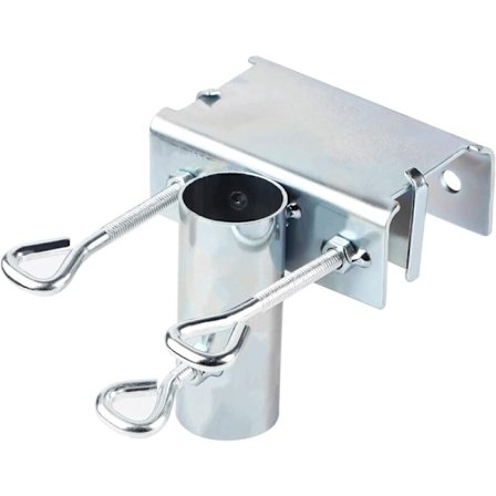 Parasollfot, parasollhållare för balkong, balkongräcke, parasollklämma, hållare för trädgård, terrass, balkong, räcke, 38 mm