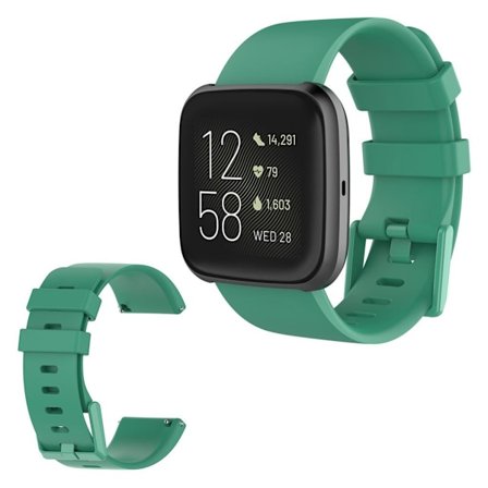 Fitbit Versa 2 / Versa Lite silikon klockarmband - ljusgrön / Size: S