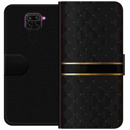 Xiaomi Redmi Note 9 Plånboksfodral Golden Stripes