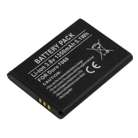 Akku - AVIZAR - DBS-1350A - Li-ion 3.8V - 1350mAh - Yhteensopiva Doro 7050/7060/7070