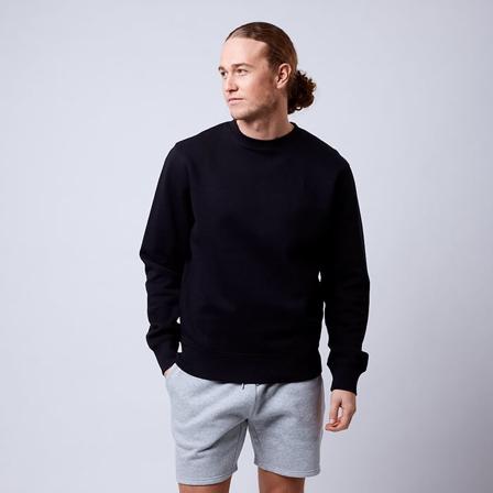CLN ATHLETICS Men's Core Crew, Black