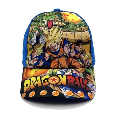 Anime Dragon Ball -paintettu Lippis Japanilainen Piirretty Trucker-lippis Säädettävissä Aurinkolippis Lapsille Pojille Tytöille A