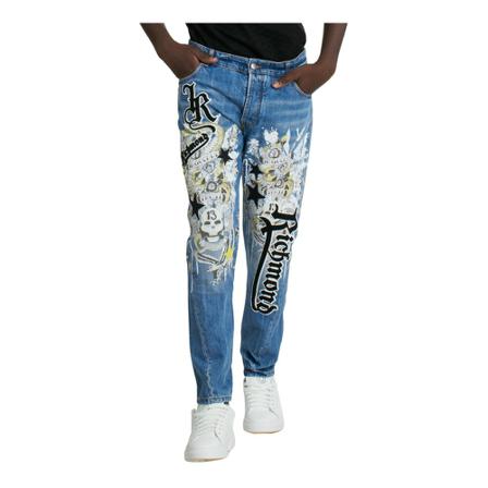 John Richmond Skinny Jeans Blå, Herre, Størrelse: W30
