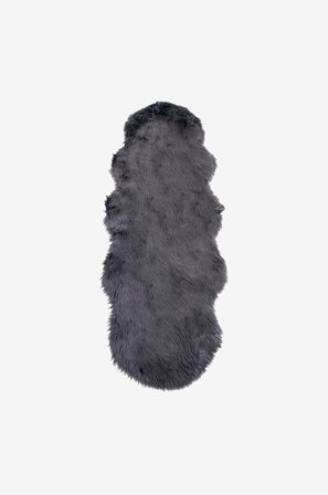 House Nordic - Fårfäll, Imitation, 60x180 cm - Grå - Fällar & skinnmattor - Från Homeroom