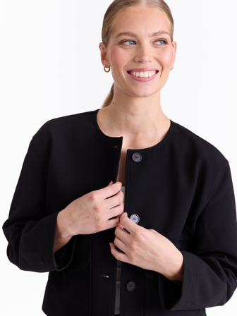 MATCH - Rivoli jakke - Donna - Str. 42 - Dame - Blazere - Svart - 100% Polyester - resirkulert