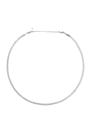 Mockberg Thin Snake Steel 400 mm Necklace Smycken & klockor Dam Silver ONESIZE