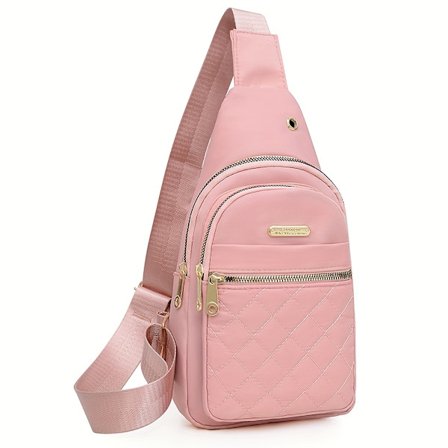 [Lett Brystveske] Lett Eonom Brystveske for Kvinner | Justerbar Stropp, Glidelås