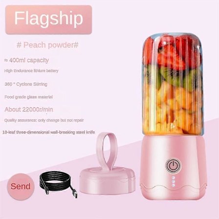 Kannettava tehosekoitin Monitoiminen pieni kotitalous tehosekoitinkuppi Mini kannettava -DGZD