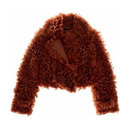Helmut Lang Faux Fur & Shearling Jakke inbo, Dame