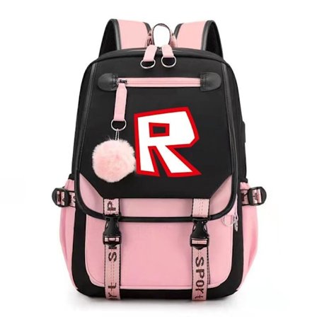 roblox ryggsäck barn ryggsäckar ryggväska med USB uttag 1st