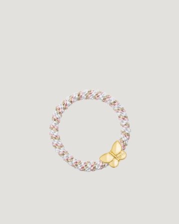 Dark Department Fat Hair Tie W/Gold Rosa Accessoires Mädchen - Kids Brand Store