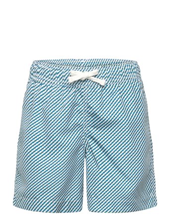Borg Print Swim Shorts Blue Björn Borg