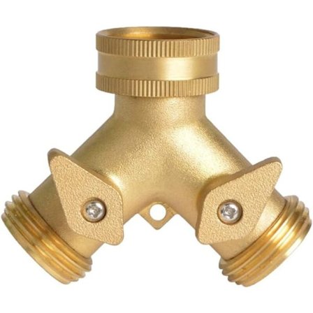 Hagevanningskobling, 2-veis sprinkler slangeadapter for kran, kompatibel med drivhus, 7mm størrelse