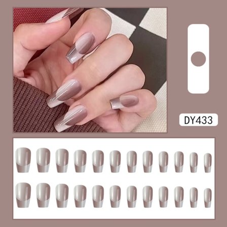 Konstgjorda naglar, falska naglar, klistermärken, manikyrset